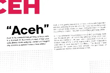 Aceh font