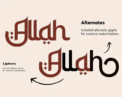 Arabic Font - Bimusih