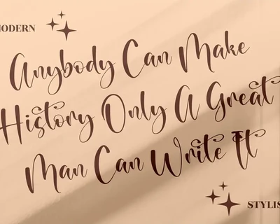 Beauty Brand Beautiful Script font