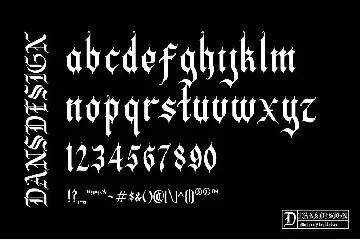 Monteng Modern Blackletter Font