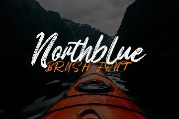 Northblue - Brush Font