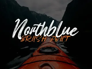Northblue - Brush Font