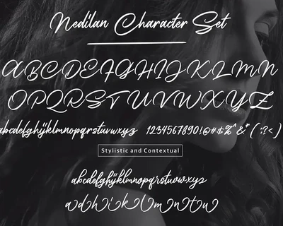 Nedilan - Signature font