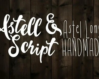Astel Script Typeface font