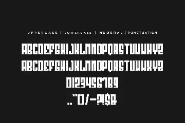 Jambronk font