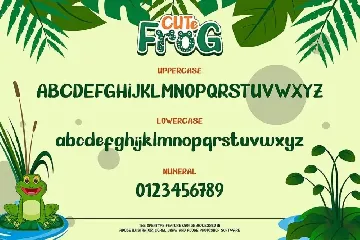 Cute Frog - Craf Font