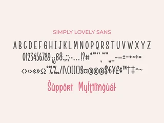 Simply Lovely Font Duo