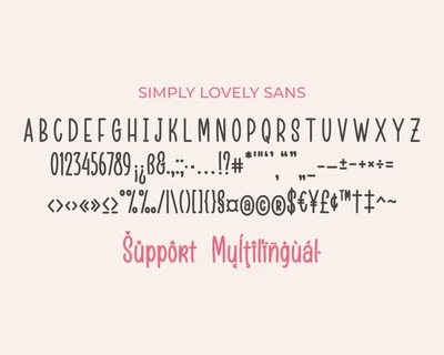 Simply Lovely Font Duo