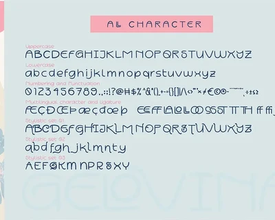 Gelovina | Fancy Handwritten Font
