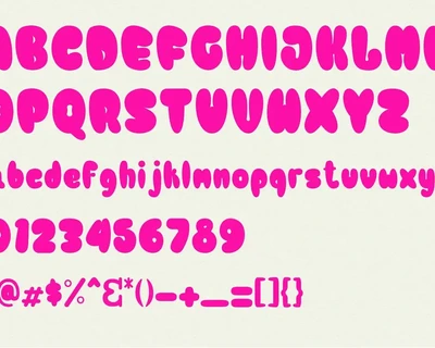 Bulb font