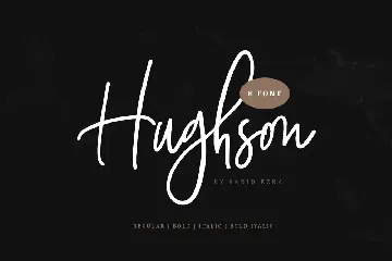 Hughson Script (8 Fonts)