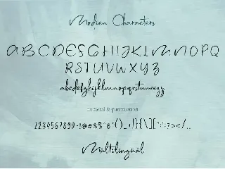 Modien - Stylish Handwritten Font