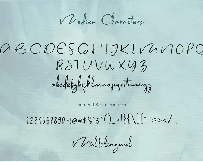 Modien - Stylish Handwritten Font