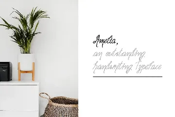 Amelia - Beautiful Handwriting / Calligraphy Font