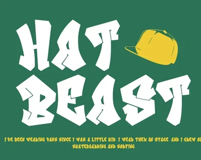 Heizel Graffiti Display Font
