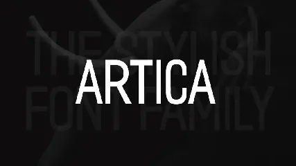 ARTICA - Display / Sans-Serif Typeface + Web Font