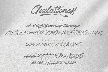 Chaletliness | Modern Script Brush font