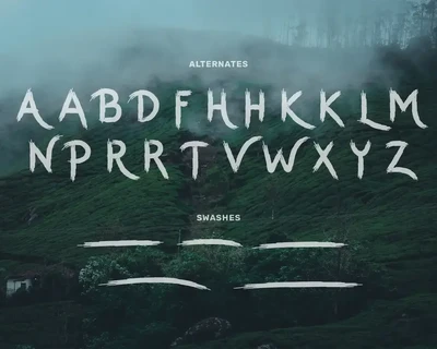 Mountis - Brush Font