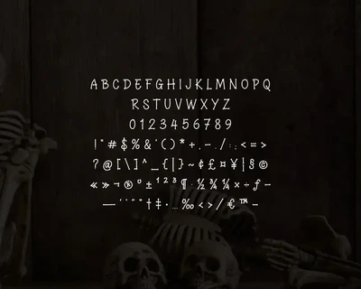 Nighteleton - Halloween Font