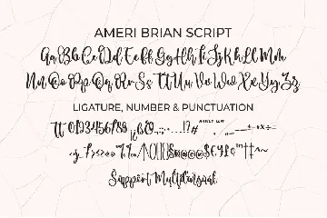 Ameri Brian Lovely Font Duo