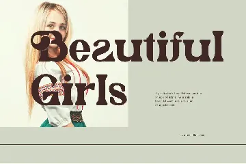 Nithe Unique Ligature Serif Typeface font