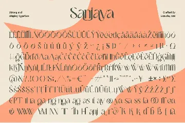 Ez-Sanjaya - Modern Decorative Font