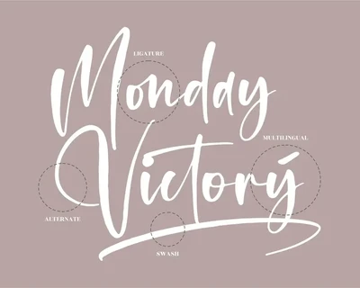 Montana Bright Modern Signature font