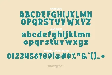 Heavy - Bold Font