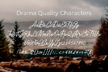 Drama Quality font