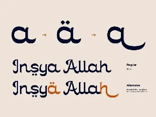 Arabic - Sinyolle font