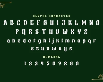 KINURE  Blackletter Font