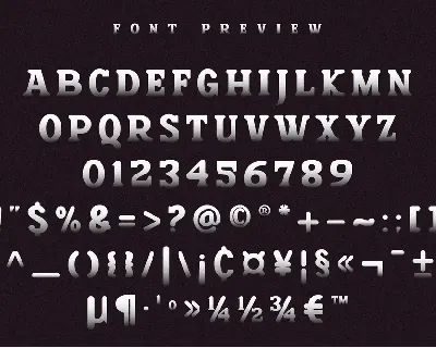 STERING font