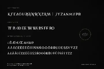 Kingvoon Medieval Business Font