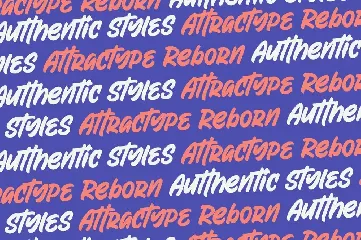 Attractype Reborn | Stylish Display font
