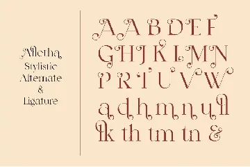 alletha font