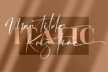 Mantilda Kristine Signature Font