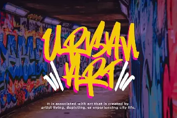 Blindness Graffiti - An Urban Font