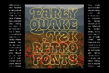 Early Quake - Modern Retro Serif font