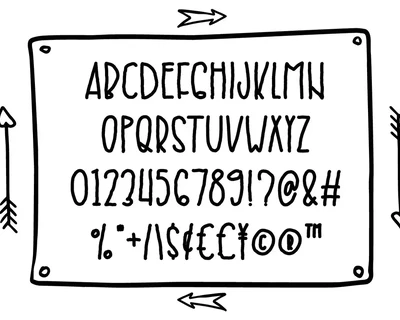 Drawing Craft - Cute Drawing Display Font