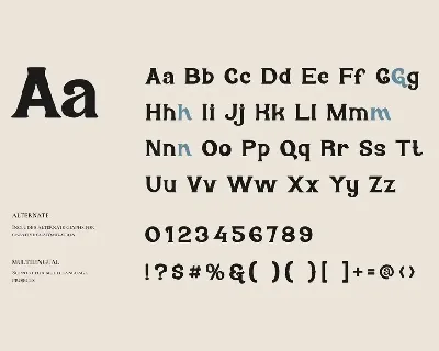 Husr Necian font