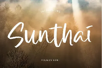 Sunthai Modern Font