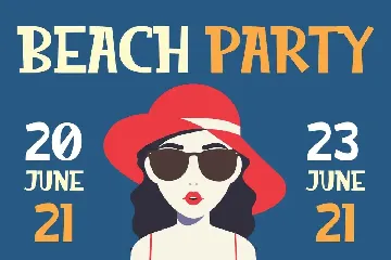 Beach Vibe - Summer font