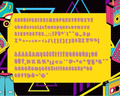 Boombox Kids font