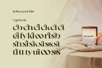 Bethasia - Beauty Elegant Aesthetic Wedding Serif font