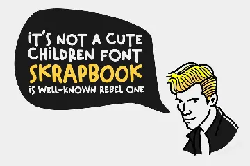 SKRAPBOOK - rebel font