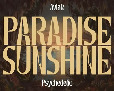 Aviak - Modern Decorative Font