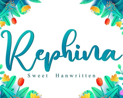 Rephina - Wedding Font
