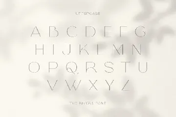 The Rivers - Modern Sans Font