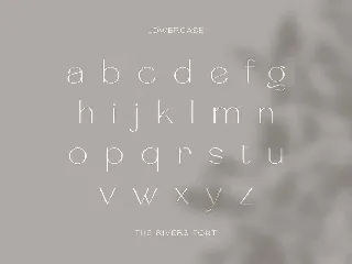 The Rivers - Modern Sans Font