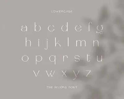 The Rivers - Modern Sans Font